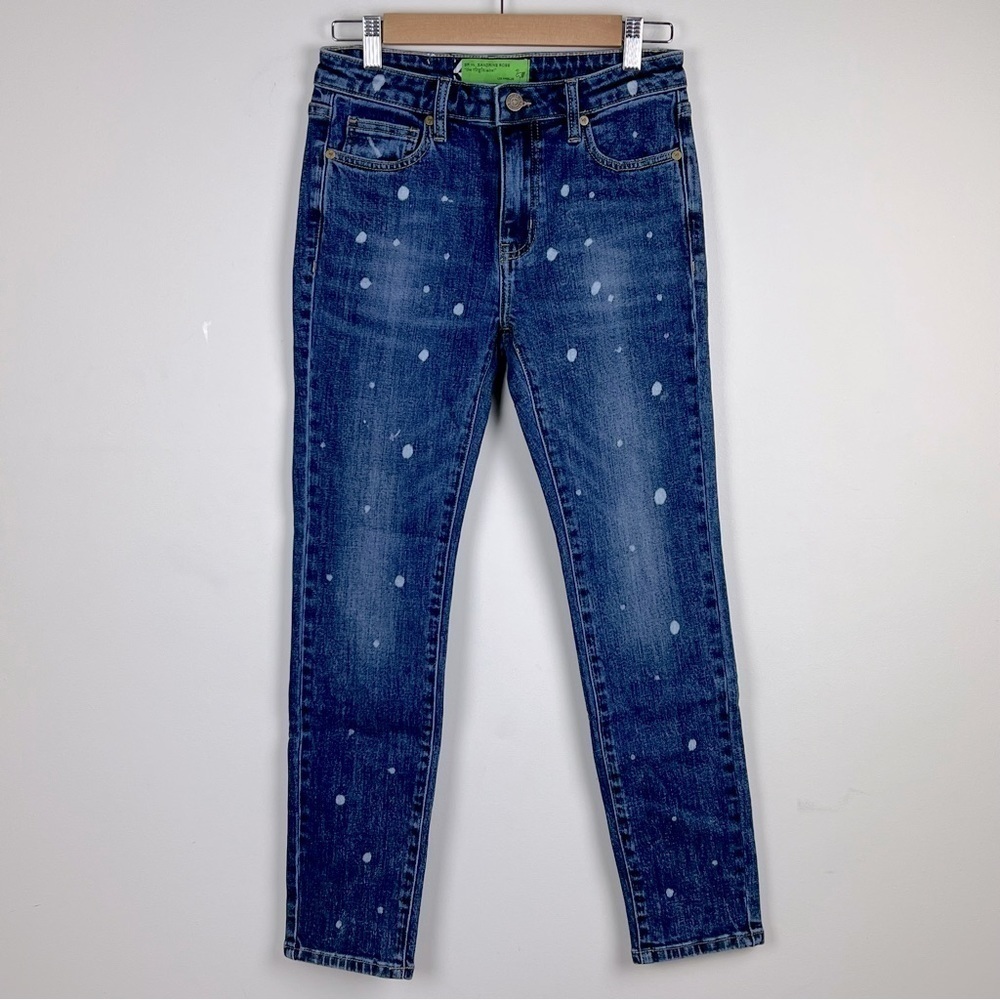 Free People + Sandrine Rose | NWT Polka Blue Jeans | 26